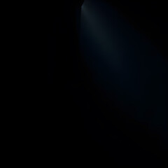 a deep abyss of an empty, dark night with a soft gradient of light slowly creeping in from the upper right