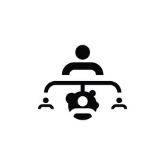 Corporate Network teamwork concept.