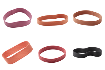 **Professional product photography of elastic bandage isolated on white background with copy space** 