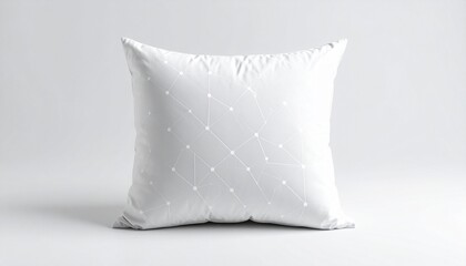 Dot Matrix Comfort: Pillow with Geometric Precision