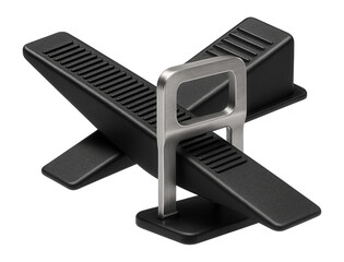 Adjustable tile leveling system with wedges and clips for use in large format tile installations.