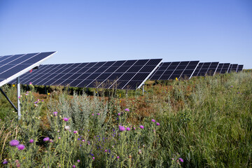 Solar panel fields in Moldova