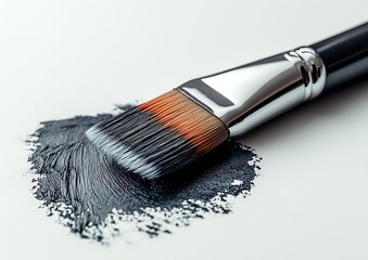 Paintbrush Stroke Dark Gray.