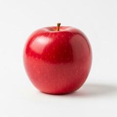 Red Apple on White Background – High-Resolution Studio Image