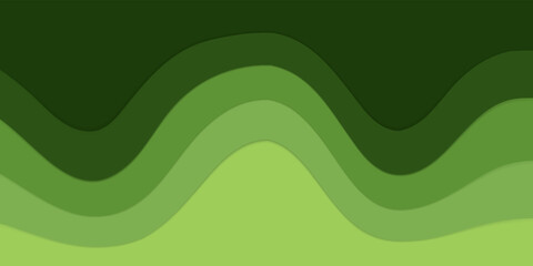 modern premium colorful wavy abstract background with gradient green soft color on background