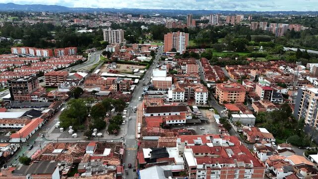 Video a&eacute;reo realizado en el sector de San Antonio de Pereira en Rionegro, Antioquia,