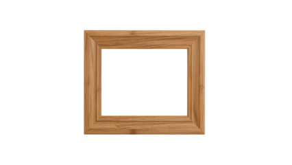 Wooden photo frame, perfect for displaying cherished memories or artwork.