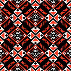 red and black seamless background design for carpet,curtain,clothing,fabric,wrapping paper,tiles,textiles,batik,texture and wallpaper.Vector background.