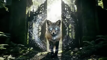 Mystic Fox Forest Portal. - Powered by Adobe