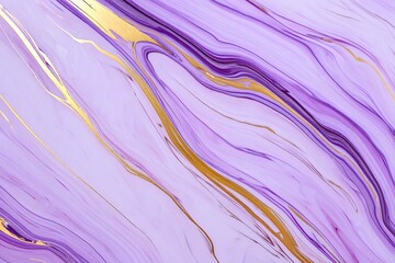 Purple and gold marble texture background watercolor ink abstract design wallpaper art