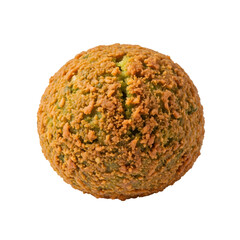 Obraz premium Crispy Fried Falafel Ball Close-up.