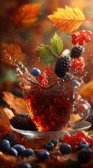 A cup of red tea