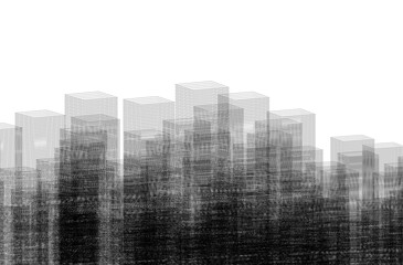 modern city skyline