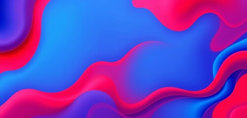 Obraz premium Abstract blue and red social media interface design elements, interaction, graphic