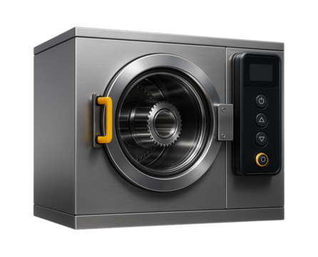 Automated rotary drum washer with a drying cycle for a gear production facility