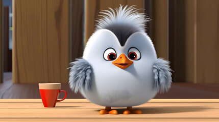 Adorable Penguin 3D Render