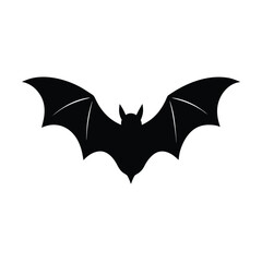 Fototapeta premium Soaring Bat In The Nighttime Sky Scene Line Art Vector illustration