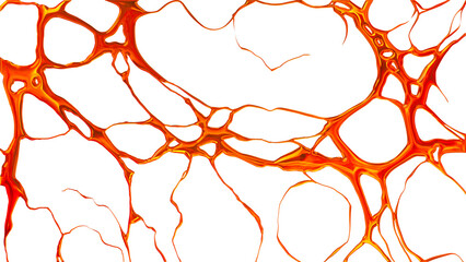 Illustration of stone and lava. Abstract flame liquid chrome metal effect. Texture background © MFKRT