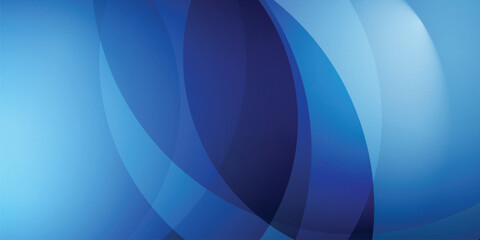 Abstract Blue Swirls: Gradient Overlay of Deep and Light Blue Hues.