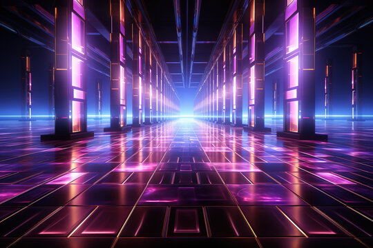 Gorgious Attractive Neon lights background