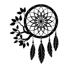 Dream Catcher Tree of Life Native American Design