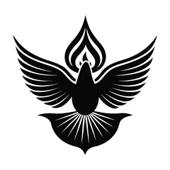 Holy Spirit Dove Symbol Christian Faith Religious Art