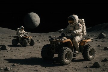 Exploring the Moon on ATVs