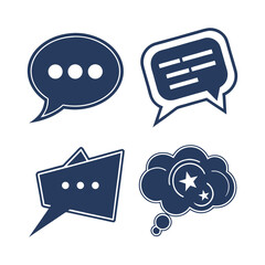 Free Speech Bubble Icons Set Download Now