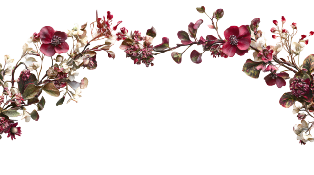 floral border png - Powered by Adobe