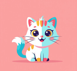 cat with heart