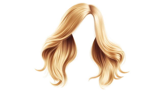 blonde wig png