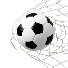 Realistic football goal moment captured in 3D render | AI-generated illustration