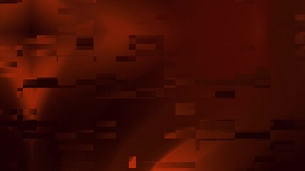 Red and black digital glitch effect. Abstract shapes and rectangles moving across the screen. Dark background with varying shades of red.  - Powered by Adobe