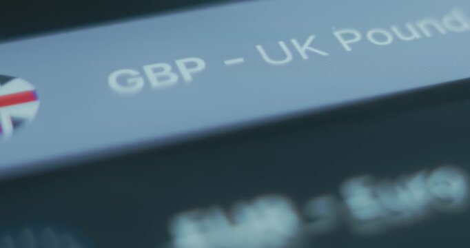 GBP, UK Pound, choosing main currency for personal finance app