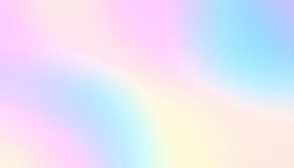 Soft Pastel Rainbow Gradient Background - Dreamy Smooth Abstract Color Blend