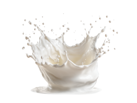 White liquid splash frozen mid air with tiny droplets image, Isolated, Transparent Png