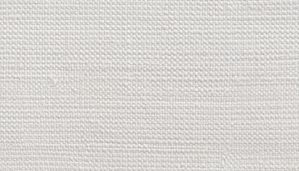 Obraz premium White Woven Fabric Texture Background. Clean, Neutral, Natural Linen or Cotton Textile Material Close-up.