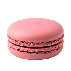 Delicate Pink Macaron Dessert Treat.