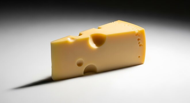 Delicious Cheese: A Wedge of Perfection. AI Generated