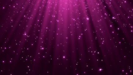pink shiny stars glitter and dust falling and light flare animation, new year, valentine and christmas, social media motion background - Powered by Adobe