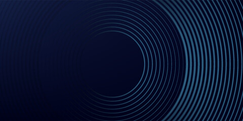 Abstract blue glowing geometric lines on dark blue background. eps10