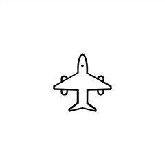 airplane icon vector illustration