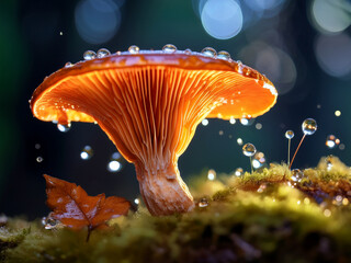 Herbal reishi mushroom image for traditional medicine packaging
