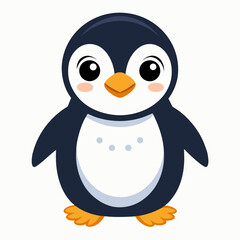 penguin on snow