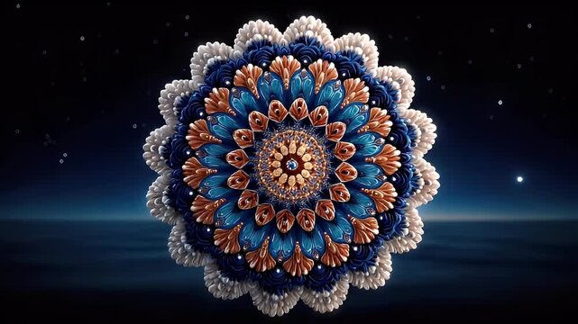 Detailed mandala design pattern background