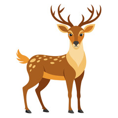 Fototapeta premium deer vector illustration