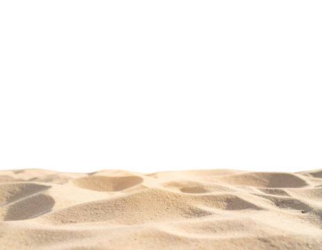 Copy space of soft sand sea and blur tropical beach with sunset sky and cloud abstra