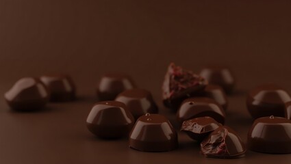  Dark Artisan Truffles with Elegant Texture