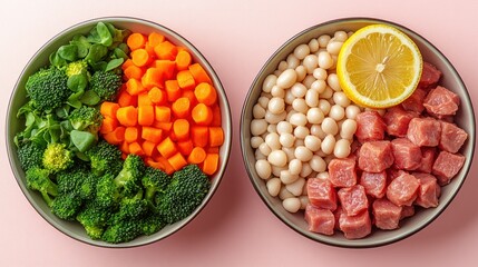 Healthy meal ingredients