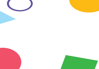 pattern, vector backgrounds. Modern Memphis banner layouts with geometric colors and abstract shape elements or minimal elements in Memphis pattern 